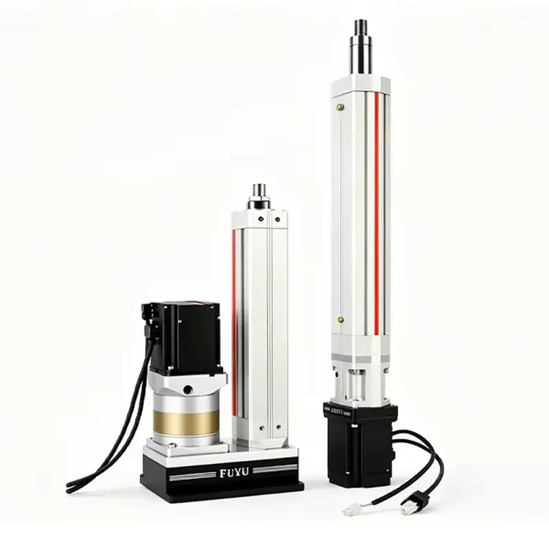 400kg Thrust IP65 Electric Actuator Linear Telescoping Rod 0.02mm Position Accuracy Ball Screw Servo Cylinder