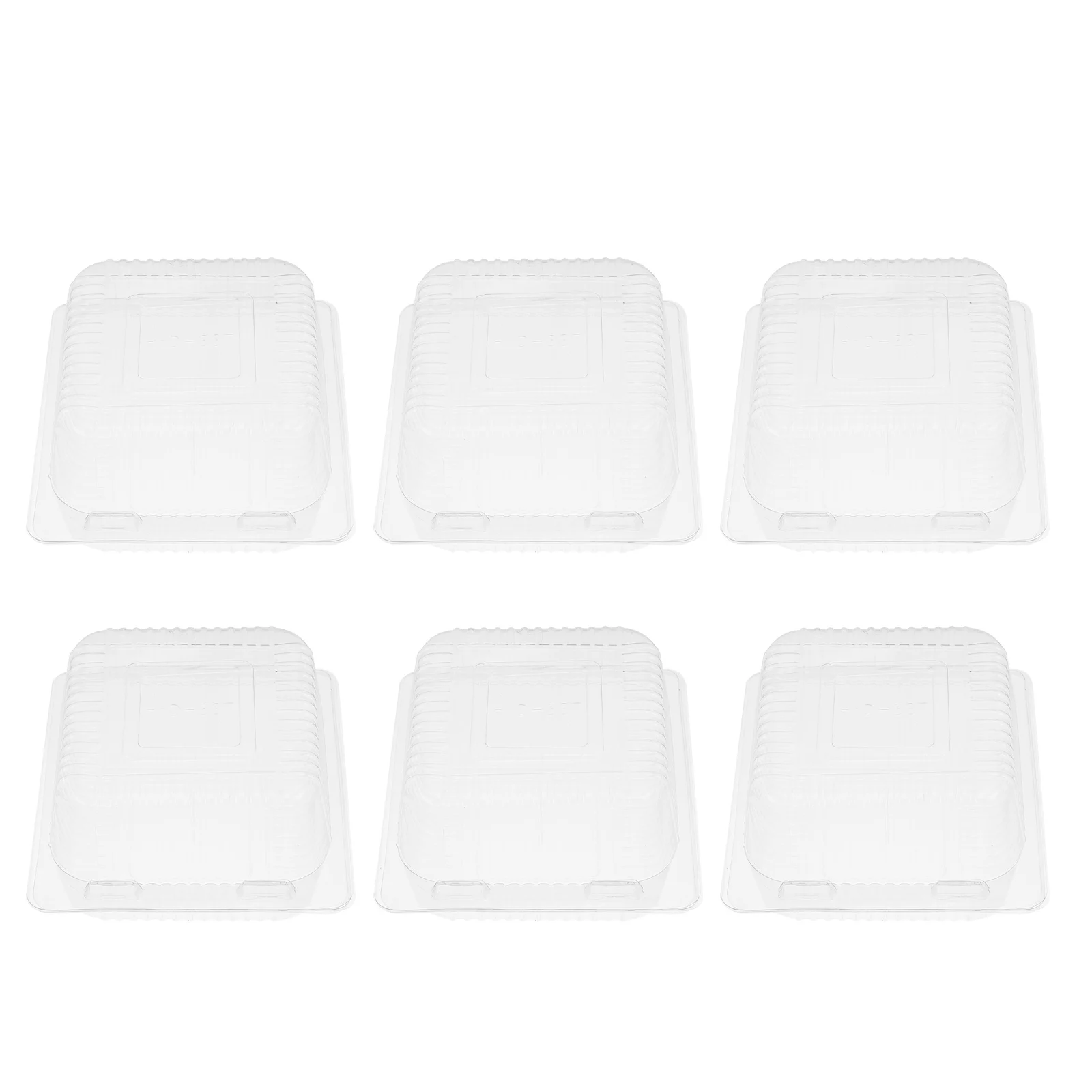

100pcs Baking Blister Boxes PVC Food Grade Transparent Dessert Containers Packaging Cupcakes Muffins C ies Bread Packing Box