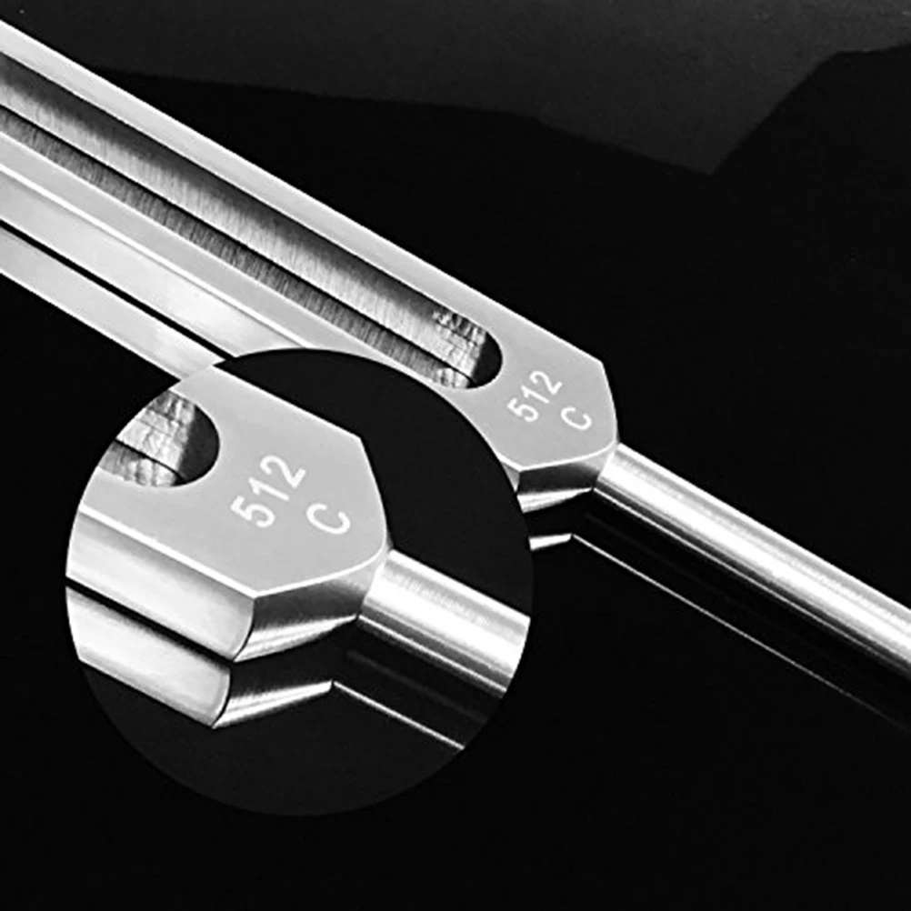 

SWOOMEY 512Hz Aluminum Tuning Fork with Silicone Hammer Medical Grade Nerve Sensory Hearing Test Tool Portable Carry Bag