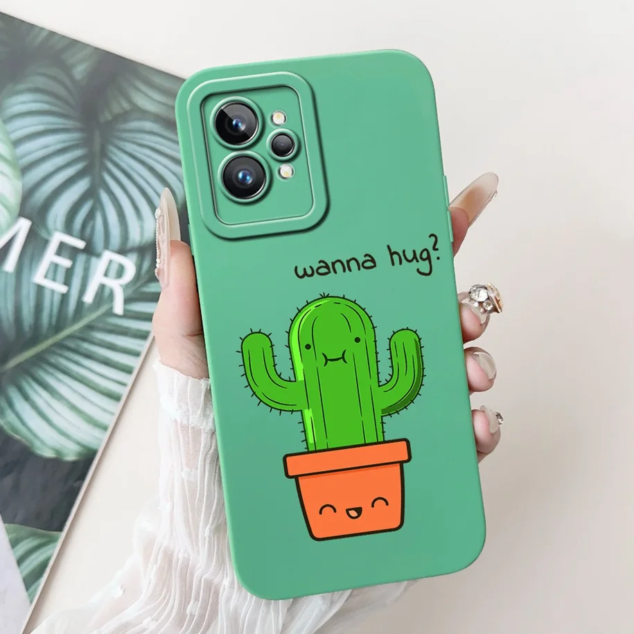 جراب هاتف سيليكون لين لـ Realme ، غطاء لطيف ، قلب حب ، Realme GT 2 Pro 5G ، Neo 2 ، مصد Realme GT Neo 2