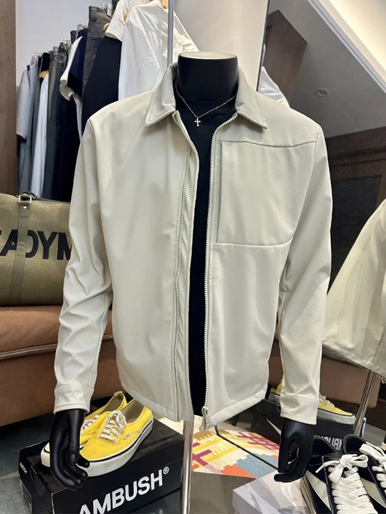 

Мужская повседневная куртка-бомбер осенняя, новая коллекция 2025, свободного кроя, не требующая глажки