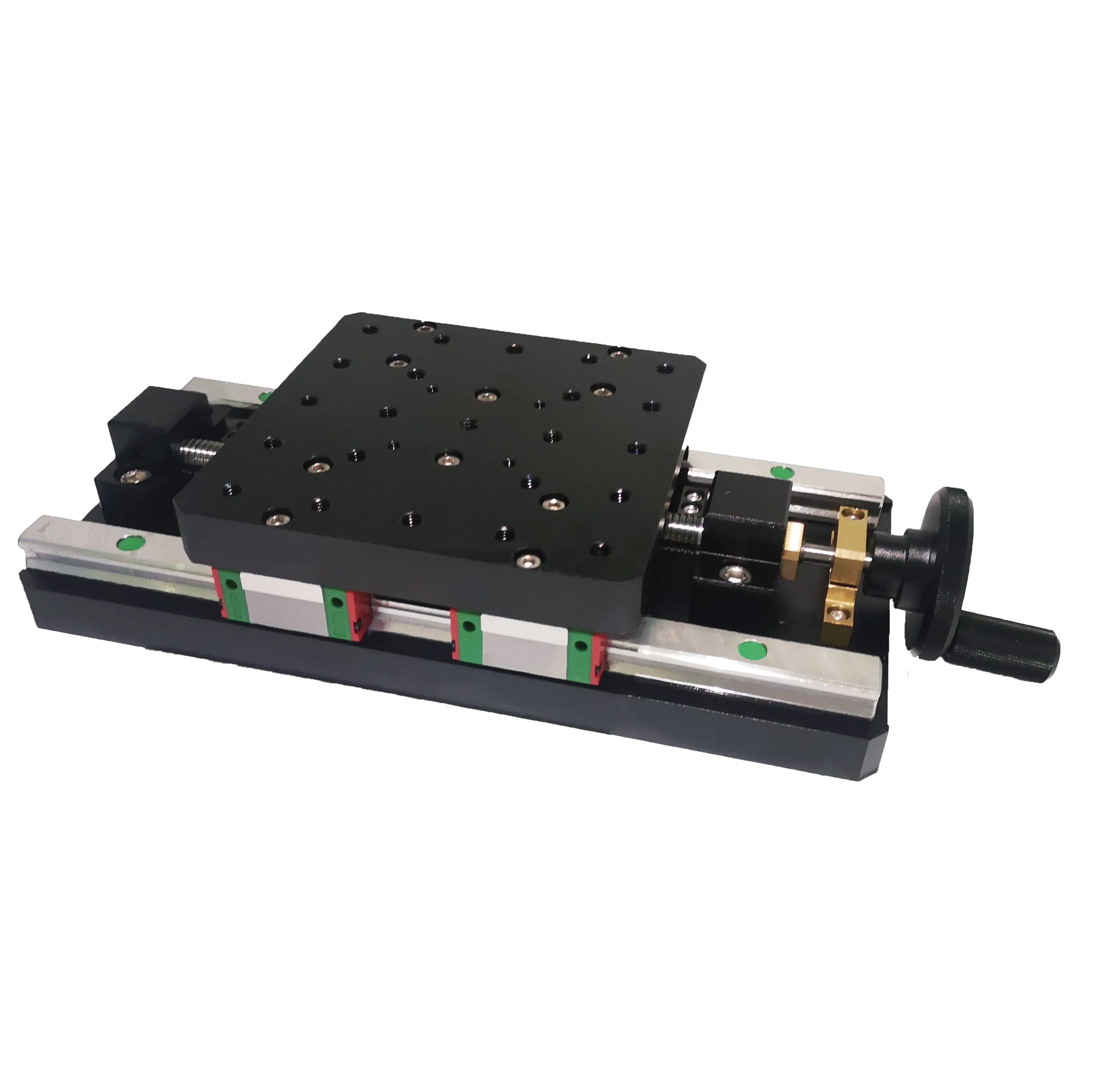 

LSSP-FG-400 Настраиваемые OEM ручные этапы линейного перевода Квадратная направляющая Размер платформы 125x125 мм Диапазон перемещения 400 мм