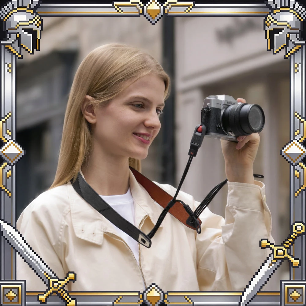PGYTECH Camera Strap Air Premium Leather Style Wear-resistant Quick Release Shoulder Neck Strap Adjustable Dry Breathable Strap