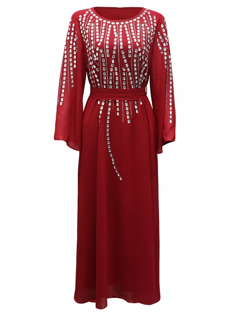 

African Dresses For Women Muslim Fashion Abayas Boubou Dashiki Ankara Outfits Evening Gown Dubai Kaftan Abaya Robe Marocaine
