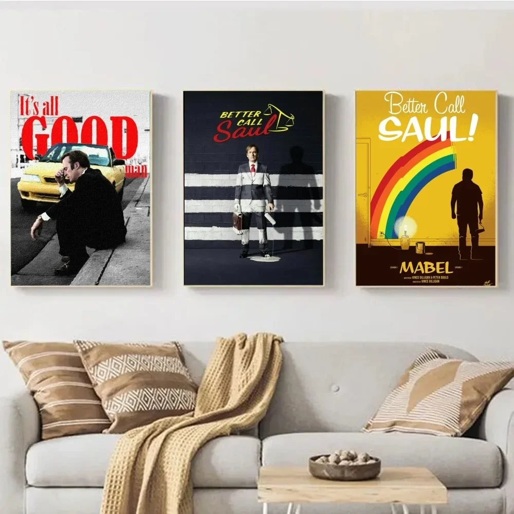 Classic Movie Posters Better Call Saul Poster Retro Wall Art Room Decor Art Home For Living Room Prints Poster Wall Art Print P