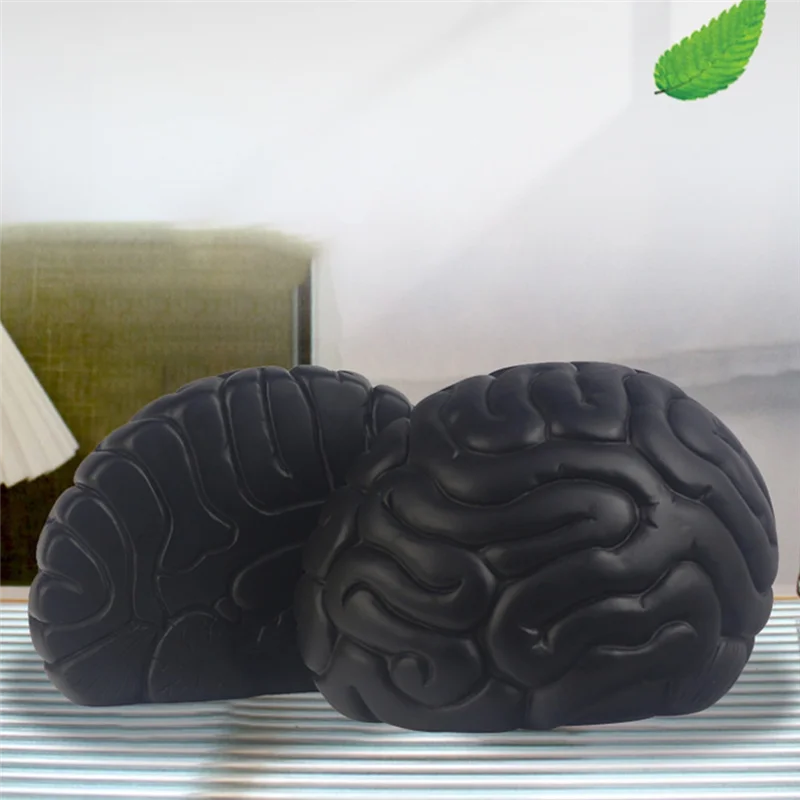

A19E-Bookends Brain Bookends Bookshelf, Modern Bookends Heavy Duty Bookends For Office, Home, Living Room Decoration