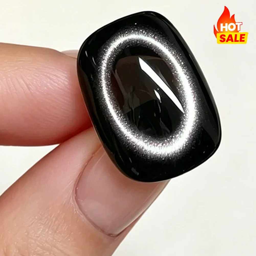 Ring-shaped Cat Eye Nail Tools For Cat-Eye Gel Nail Polish Ring Nail Art Magnet Set French Magnetic Auxiliary Tool For Home DIY