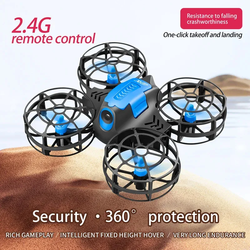 New V18 Mini Drone 3D Flip Headless Mode Drones Air Pressure Height Maintain RC Quadcopter Dron Children's Toy Gift