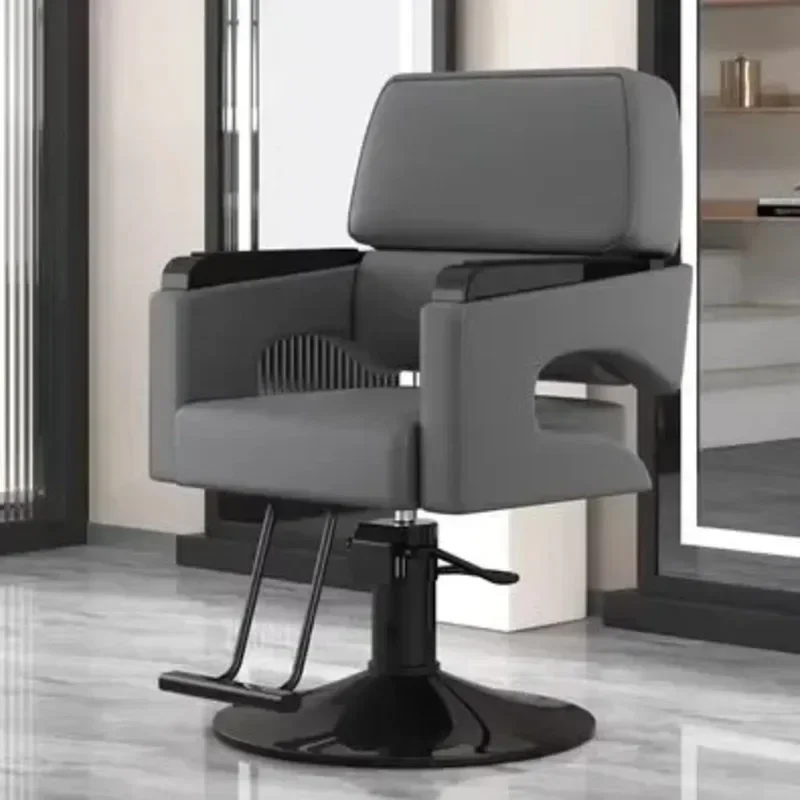 Hair Salon Barber Chair Barbershop Saddle Pedicure Cosmetic Shampoo Hair Cutting Adjustable Silla Barberia Barber Furniture