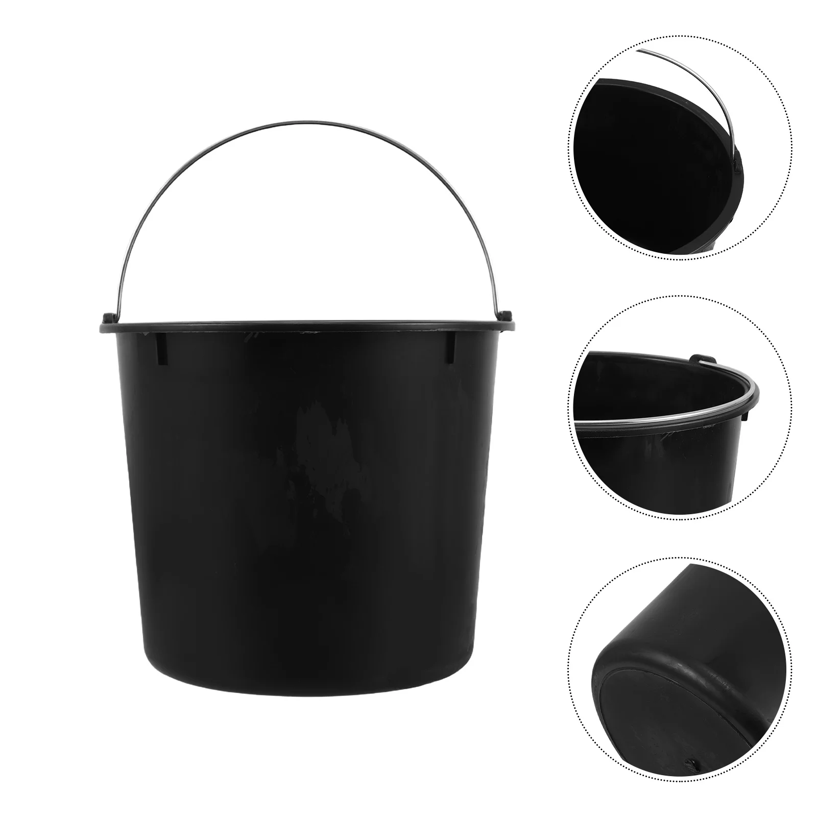 

Kitchen Trash Can Inner Bucket Replacement Large Capacity 6.8L Plastic Bucket Handle Easy Room Bedroom