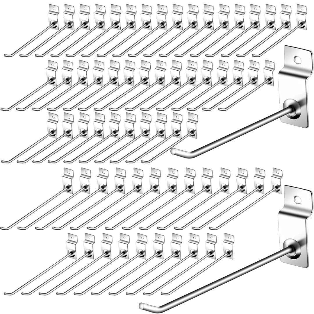 Metall-Displayhaken, Mehrzweck-Aufbewahrungsregal-Zubehör, Regalhaken, Handtuchhaken, Garagen-Lochplatten-Badezimmerhalterungen