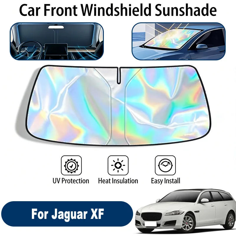 

Солнцезащитный экран для лобового стекла Jaguar XF, складной, отражающий УФ-излучение, защитный чехол для переднего окна, аксессуары