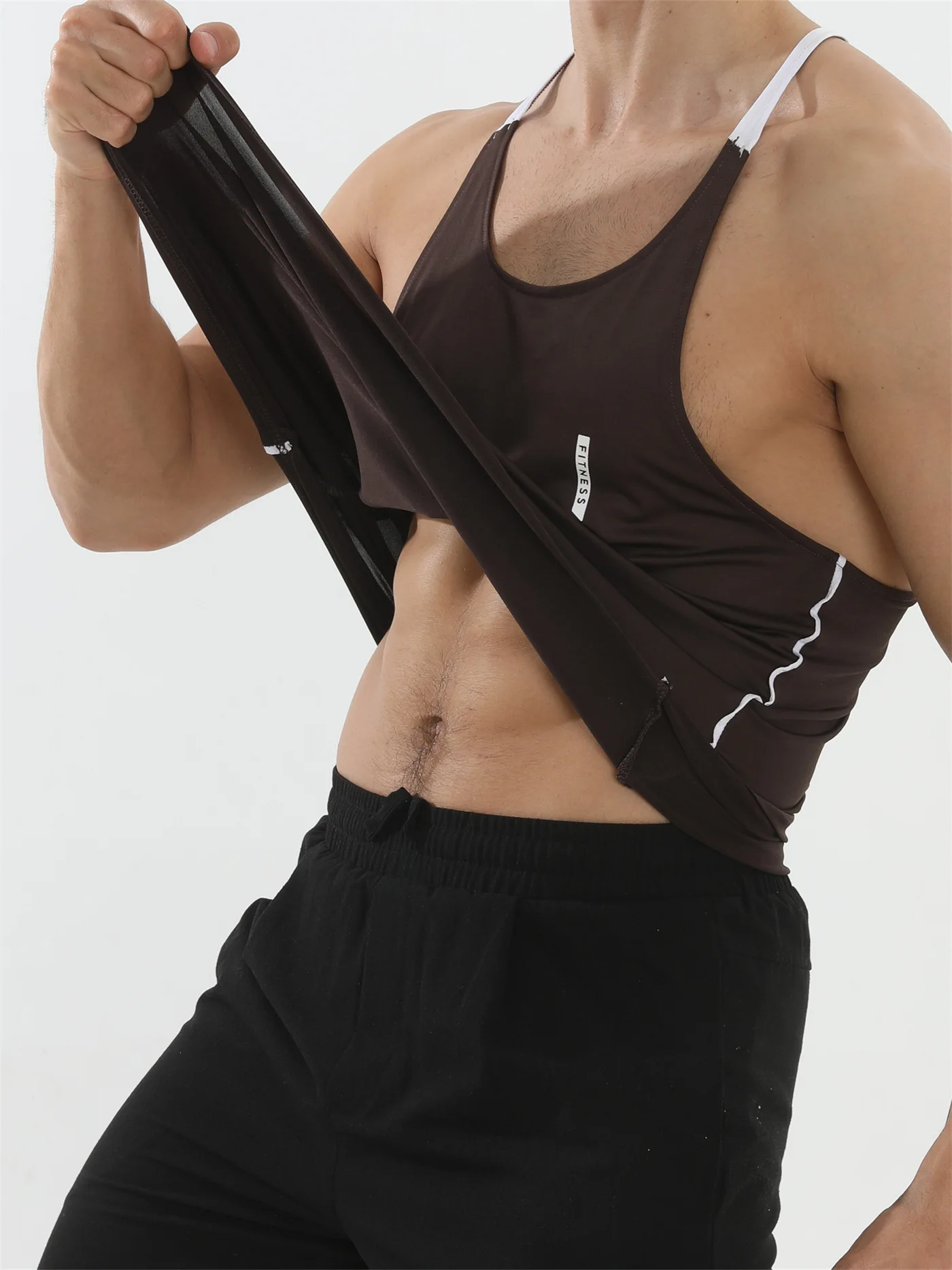 Men's Fitness and Bodybuilding Compression Tank Top - Image 3