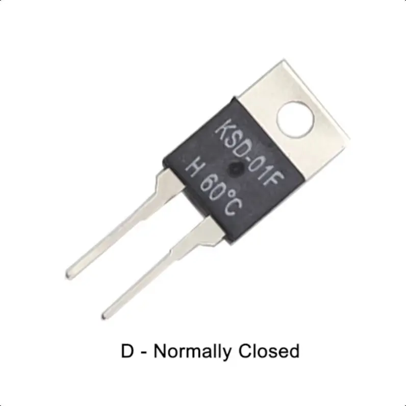 【5-1PCS】KSD-01F JUC-31F 40 45 50 55 60 65 70 75 80 85 90 95 100 105 110 115 120 125 130 C Graus Termostato Sensor de Temperatura