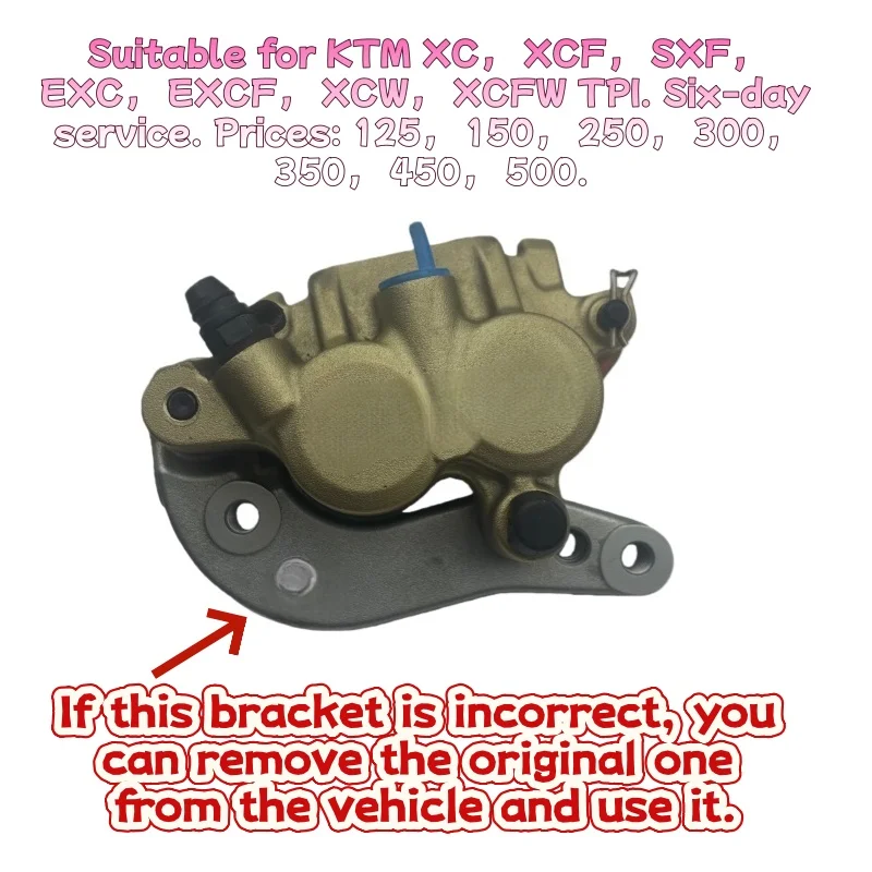 

Motorcycle Front Brake Caliper Brake Pump Front Brake Assembly for Ktm Xcw Xcf Exc Exc-F Sx Sxf Xc 125 250 300 350 2014-2023 Off-Road Motorcycle