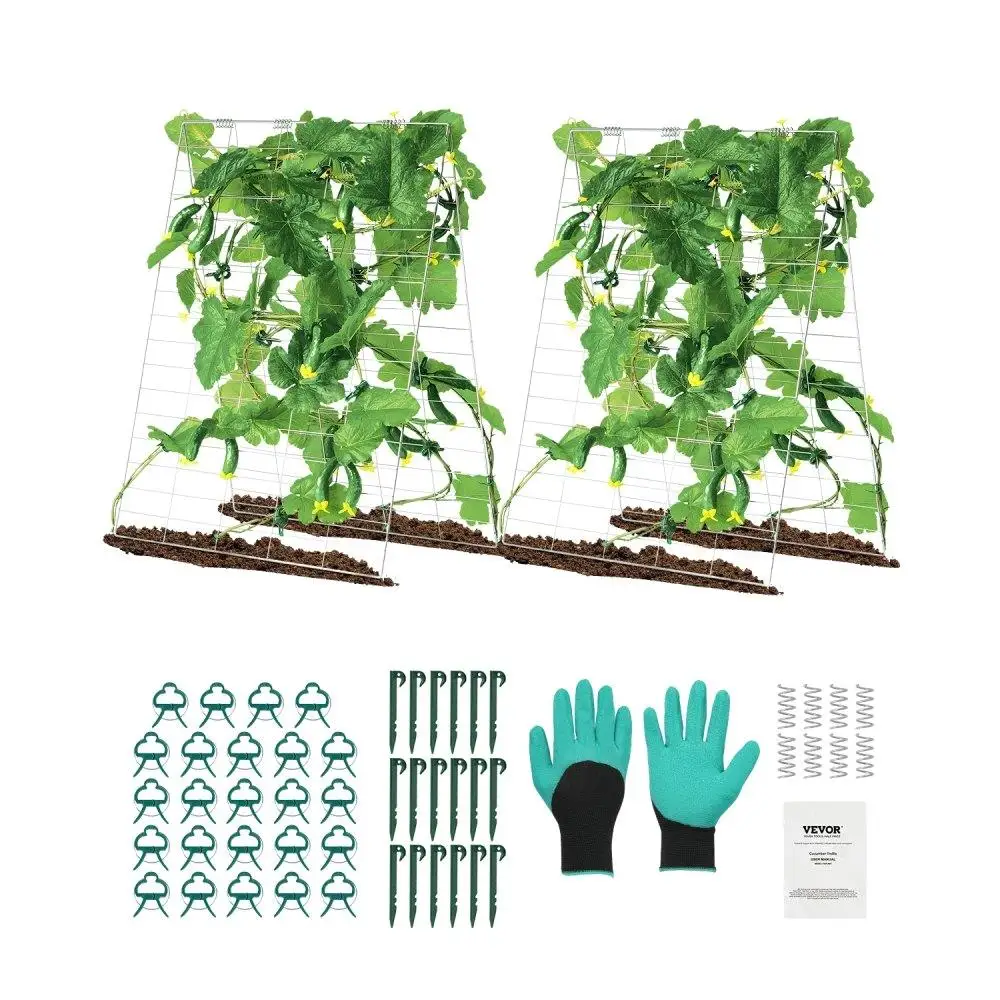 

Cucumber Trellis 35x55 Foldable Metal Garden Support Structure
