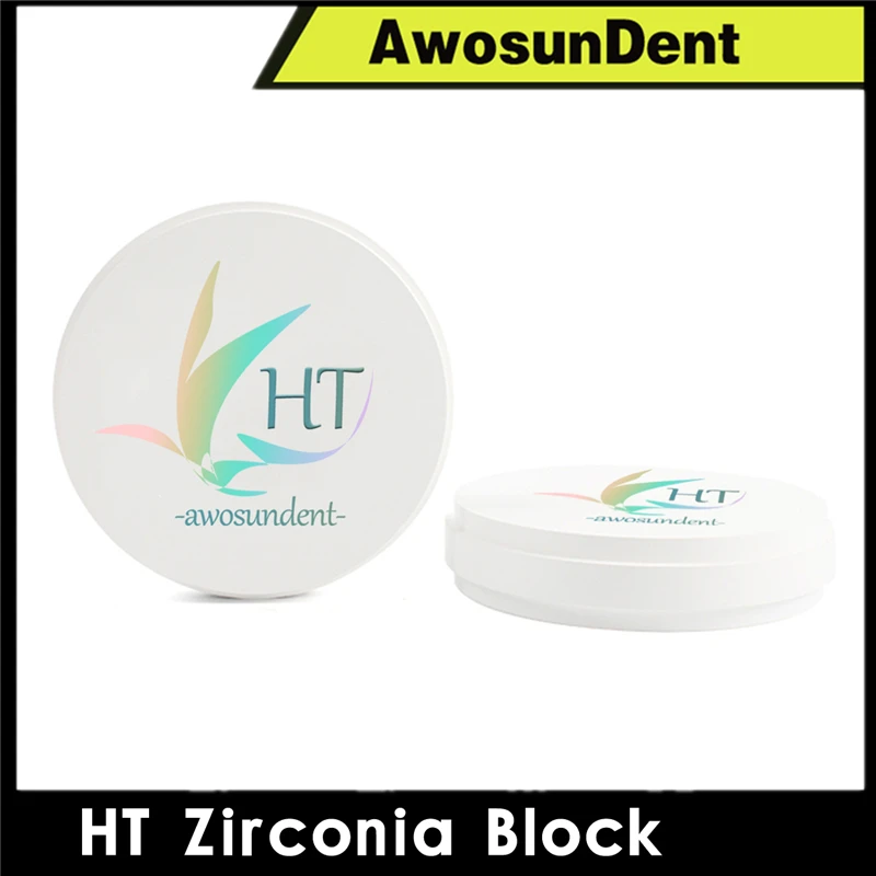 zirconia bloco cad cam 98 sistema aberto em branco laboratorio dental zirconio disco ht a2 a3 98x18 mm cor 01