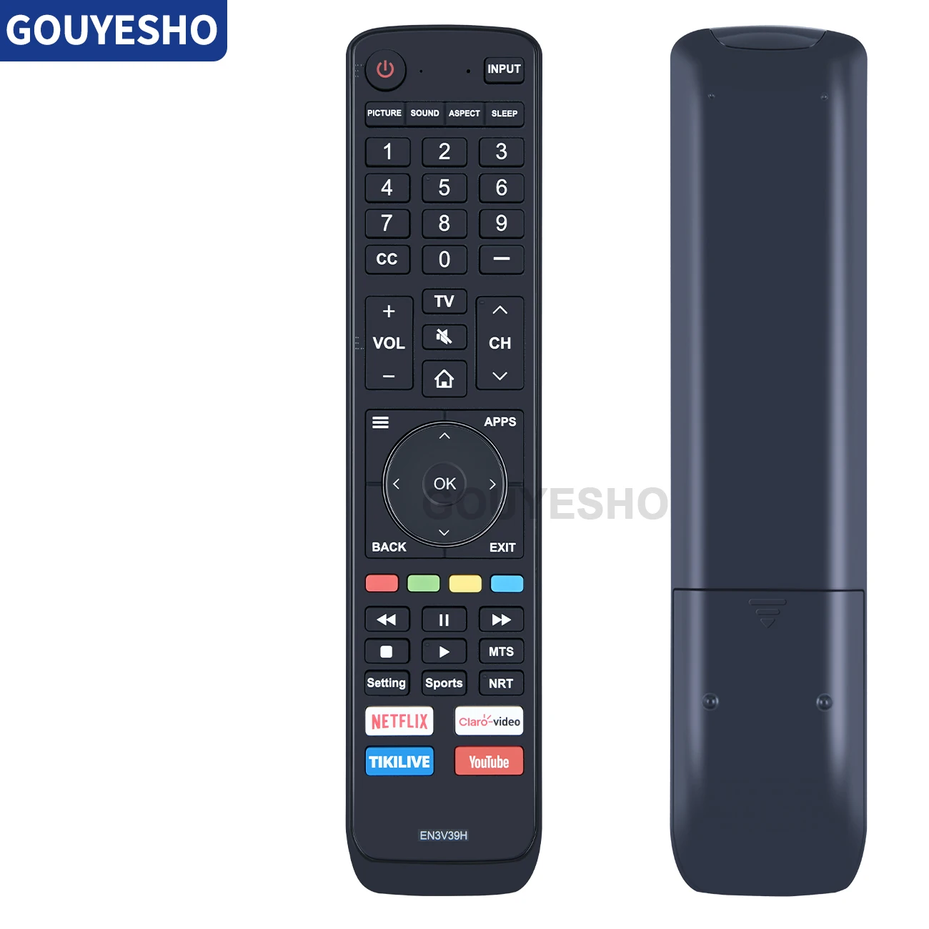 Nowy EN3V39H dla Hisense LED LCD Smart pilot do telewizora sterowanie Netflix YouTube