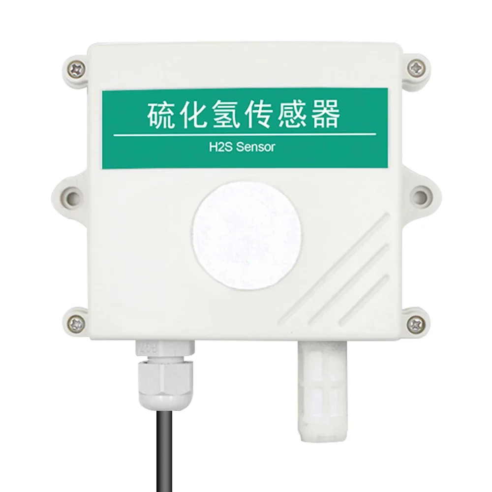 

H2S Gas Sensor for Hydrogen Sulfide Concentration Peculiar Smell Monitor Detection Sensing Transmitter Module RS485 OLED 100ppm