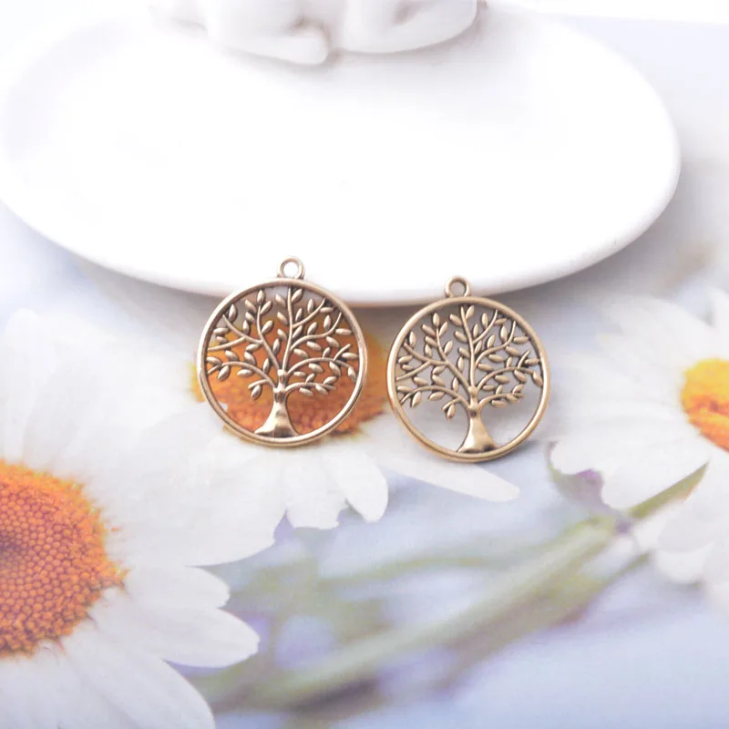 10 Stück Boho Zinklegierung Goldene Ohrringe mit Strass-Anhängern und Imitationsperlen, Runde Blumen-Sonnenblumen-Anhänger für DIY Damenohrringe – Detail 8