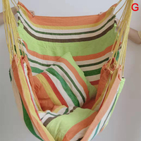 Indoor Colorful Home 120KG Garden Hanging Chair Garden Fabric Swing Seat Hanging Hammock Hammock Swings Hammock Chair