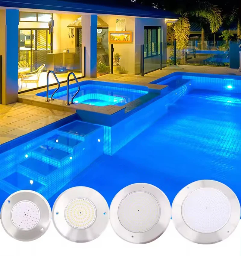 6W 12W 18W 25W 35W Smart App Tuya Waterproof IP68 Led Swimming Pool Lights RGB Piscine Lamp Remote Control Pool Party Decoration