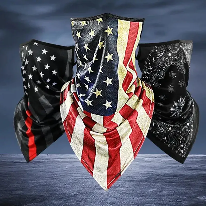 Breathable Quick-Drying Motorcycle Bandana Sun Protection Cooling Neck Gaiter Versatile Scarf for Outdoor Motorbike Riding Items