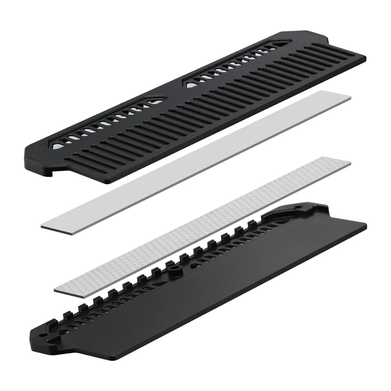 Ddr4 ddr5 ram memória dissipador de calor cooler memória colete radiador de alumínio com 9w silicone graxa condutor de calor, preto a002