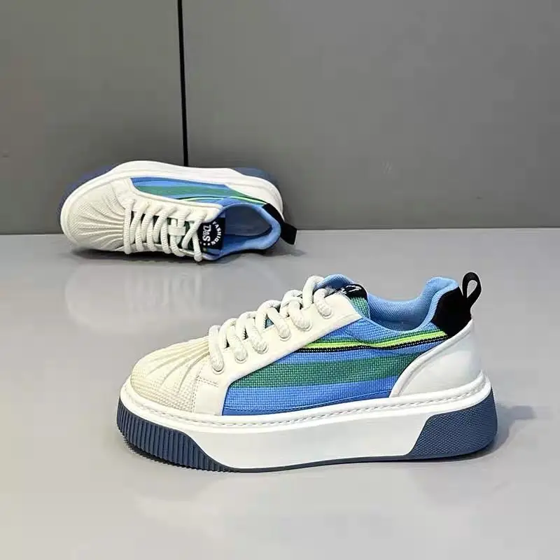 Zapatos Con Punta A Rayas De Diseño Moderno Para Hombre, Zapatos Planos Suaves Y Ligeros, Zapatillas De Skate, Retro 2025_voghion.com