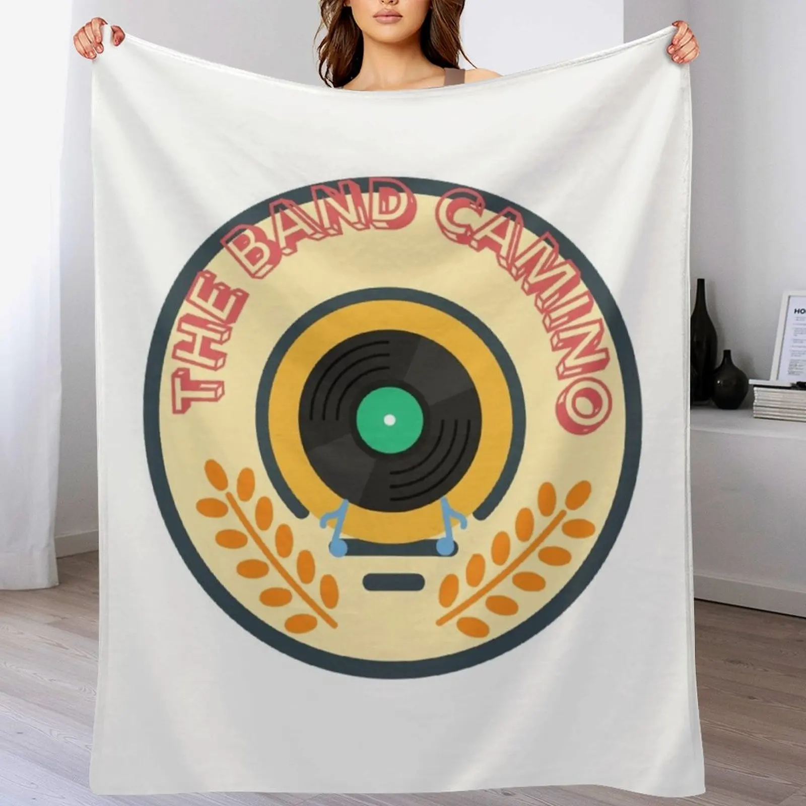 

The Band Camino Throw Blanket Cozy Napping Blanket Gift for Mom Dad