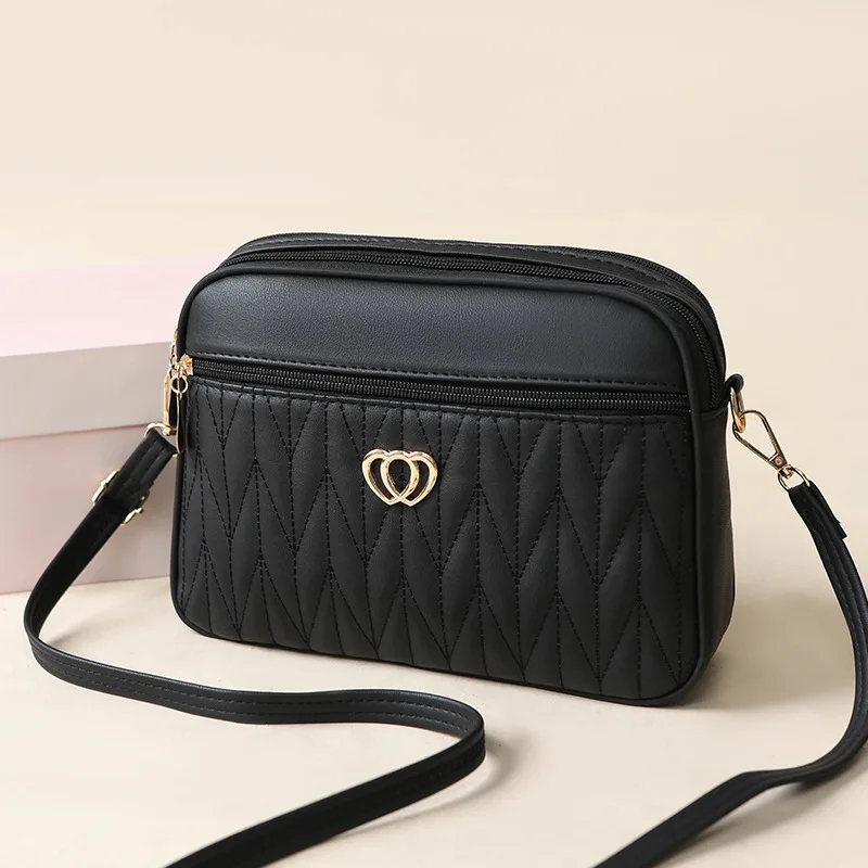 Neue Damenhandtasche im Trendigen Design mit Großer Kapazität, Hochwertige Leder-Umhängetasche, Geldbörse, Modische PU-Schultertasche mit Stilvollem Aussehen – Detail 1