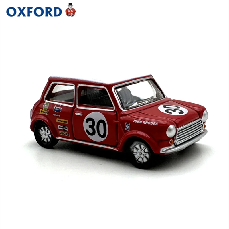 Diecast oxford escala 1:76 bmw mini coopers 1968 liga modelo de carro brinquedo colecionável presente lembrança exibição ornamento