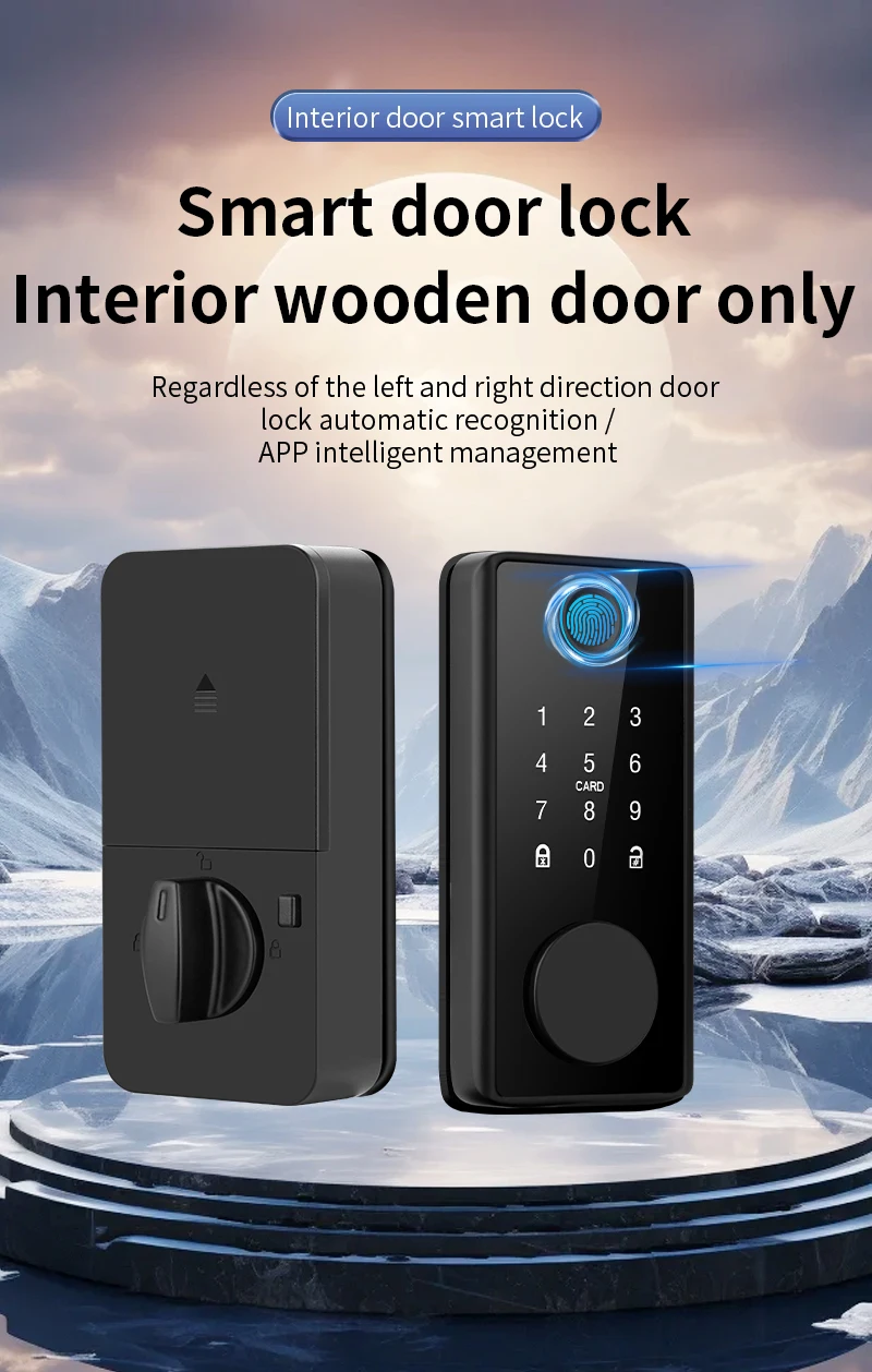 

Smart Fingerprint Lock High Security Easy Installation Best Seller Bluetooth Enabled Fingerprint Lock Smart Lock for Apartment