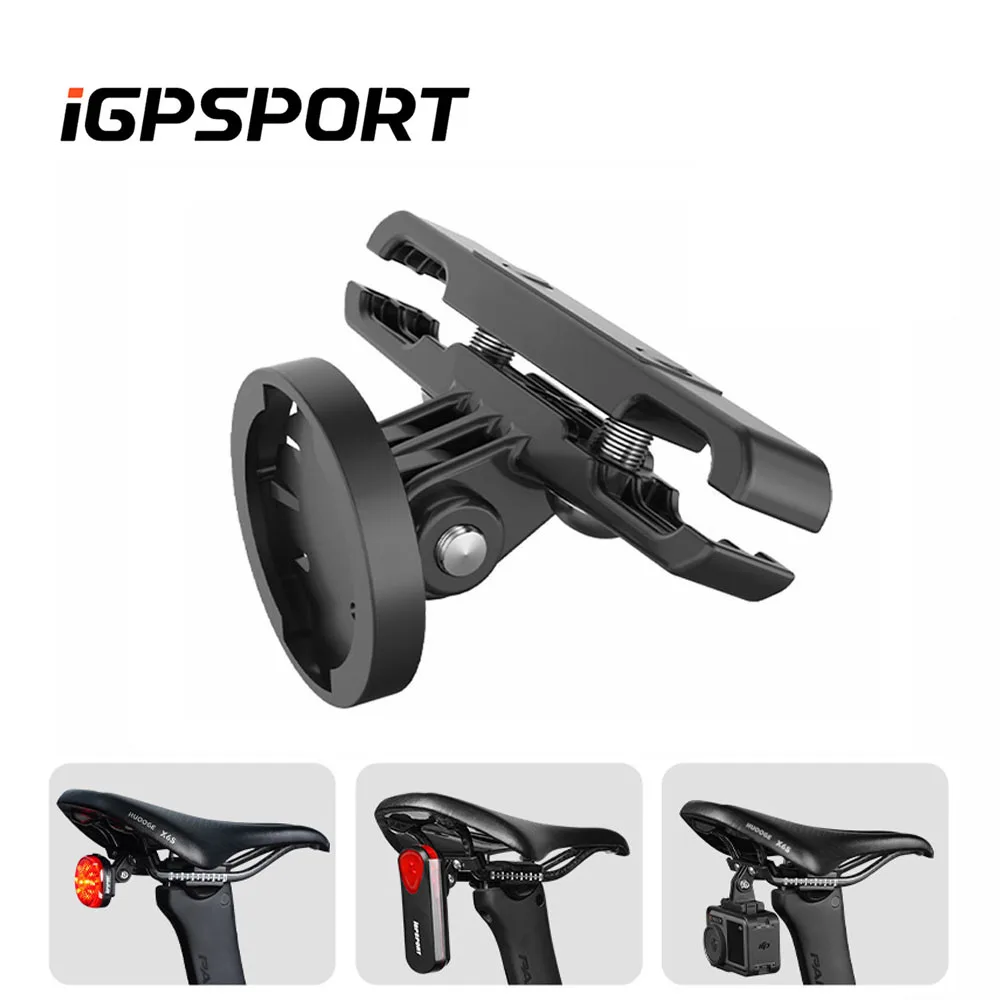 iGPSPORT M30 Bike Saddle Mount MTB Cycling Bike Seat-post Lamp Bracket Holder for Bicycle Tail Light Radar Tail Lamp SR30 TL30