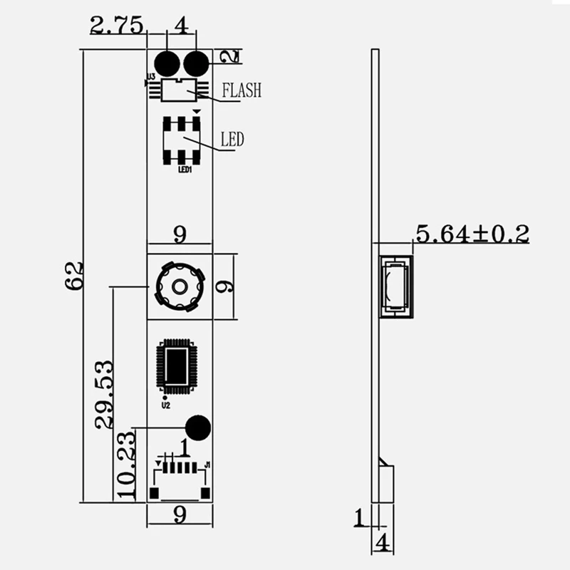 Laptop Camera 5 Million Pixels Optical Zoom CMOS Drive-Free Flash USB Camera