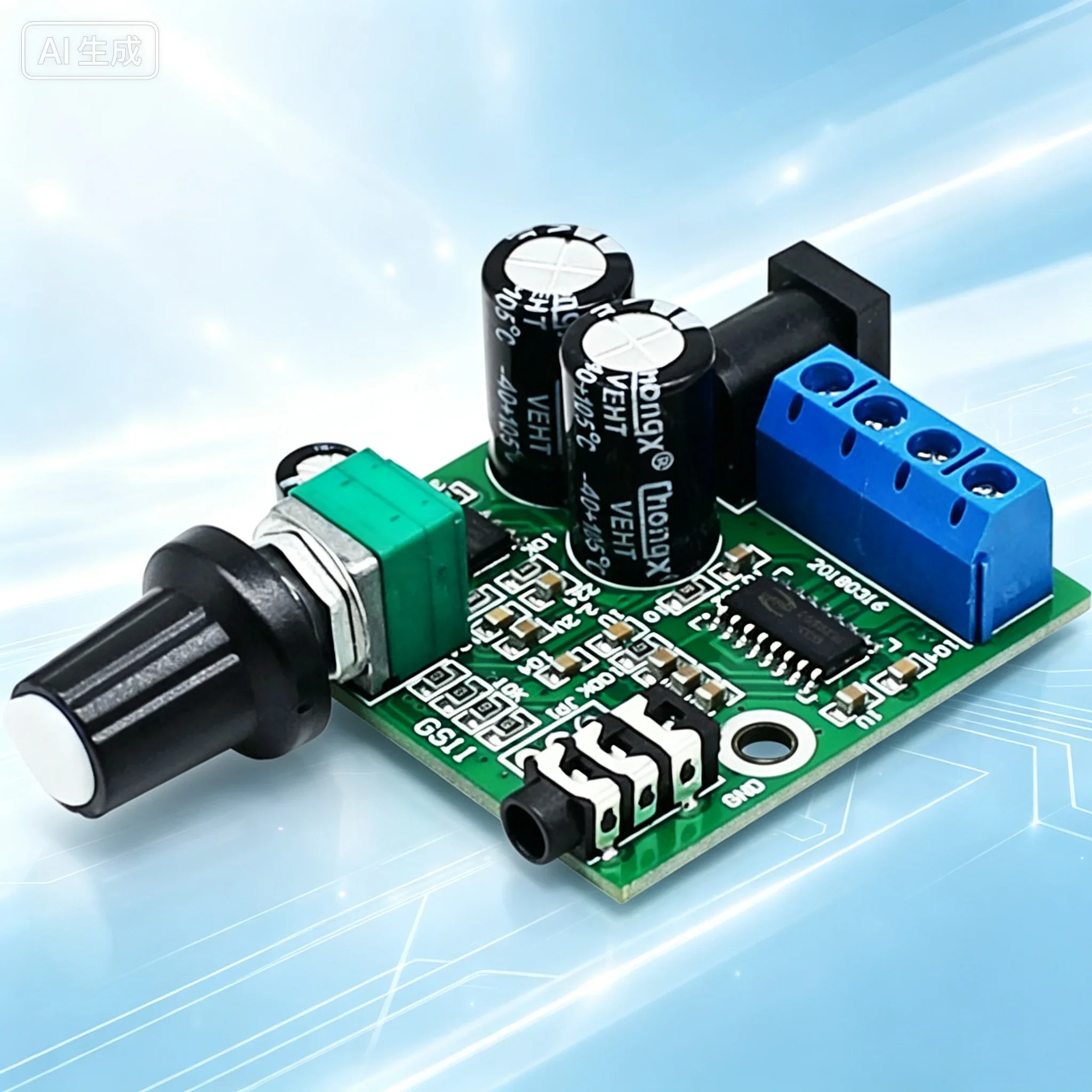 Mono Subwoofer Amplifier Module for Mini DC12V Digital Amp Board, DIY Computer Speaker Refit
