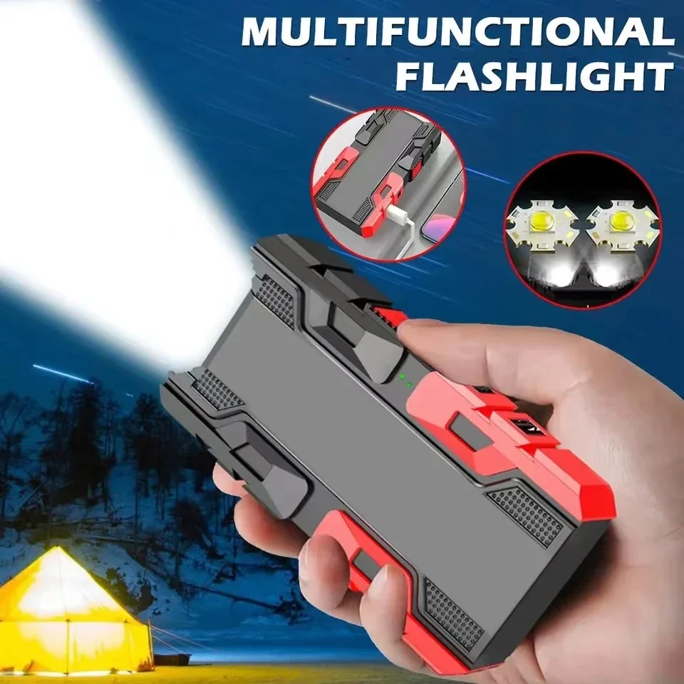 

Dual Core High-intensity Flashlight Portable High-Power Multifunctional Emergency Lighting Emergency Mobile Power Bank Lamp