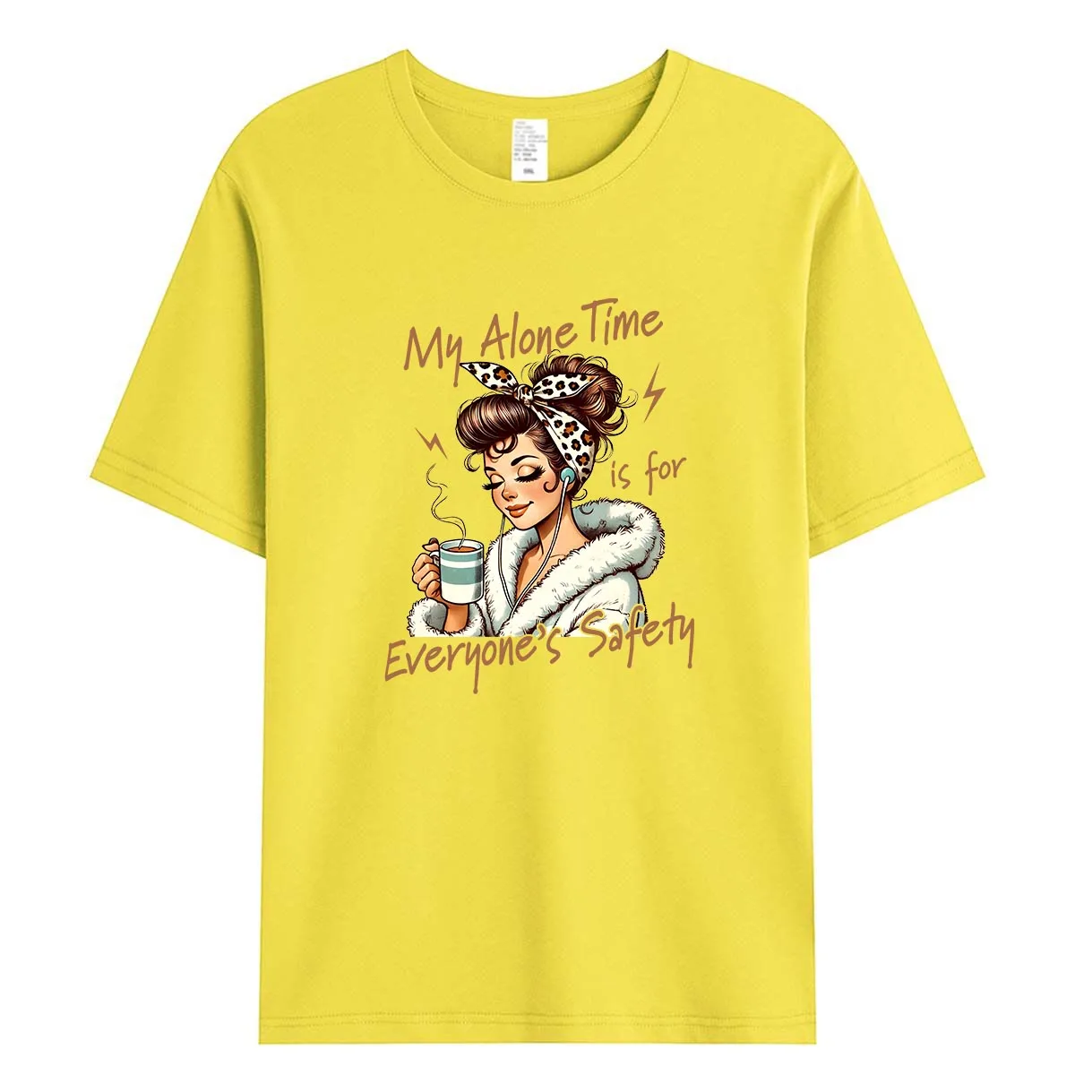 

Women's Tee Lady Tops Crewneck New Graphic Print Summer Fashion Loose Fit Short Sleeve Tshirt Cotton T-shirt Soft & Breathable
