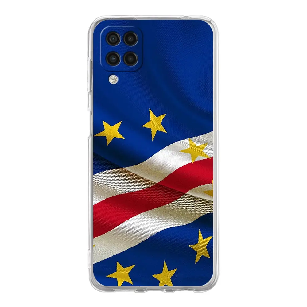 حافظة لهاتف سامسونج جالاكسي A13 A33 A35 A55 A73 A53 A23 A51 A71 A21S A72 A31 A41 A05s A03S A15 A25 5G غطاء كيب فيردي العلم #4