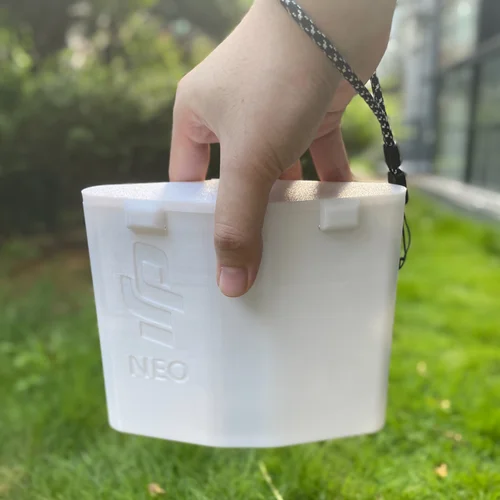 Imagen 2 del producto Para DJI Neo Estuche de transporte portátil resistente a los arañazos para almacenamiento y transporte de accesorios de drones seguros