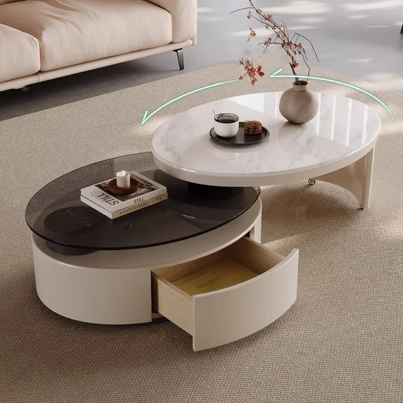 

Nordic Luxury Coffee Table Minimalist Premium Effect Coffee Table Unique Simple Mesas De Centro Para Sala Living Room Furniture