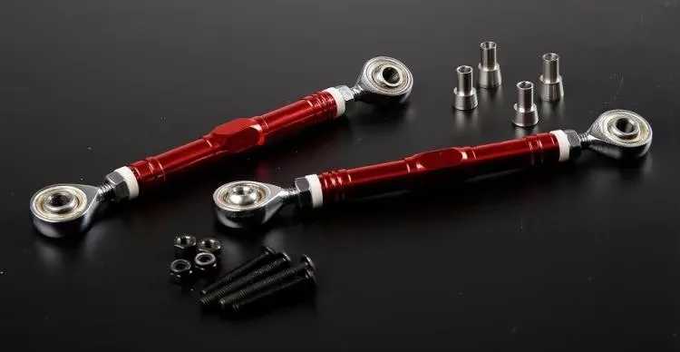 CNC machining all-metal steering rods for ROFUN ROVAN HPI BAJA 5B 5T 5SC