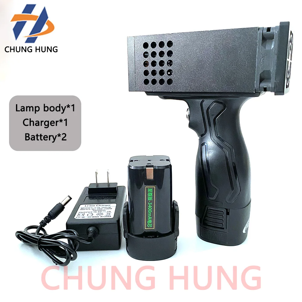 يده المحمولة القابلة لإعادة الشحن الأشعة فوق البنفسجية LED علاج مصباح لإصلاح المعجون السيارات كشف عيوب الطلاء ضوء فحص السطح #4