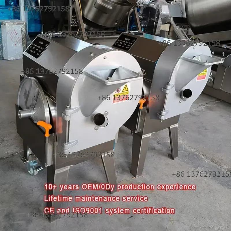 【2026】 Professional Vegetable Cutter Machine, Multi-function Potato Slicing Machine & Dicer, Stainless Steel