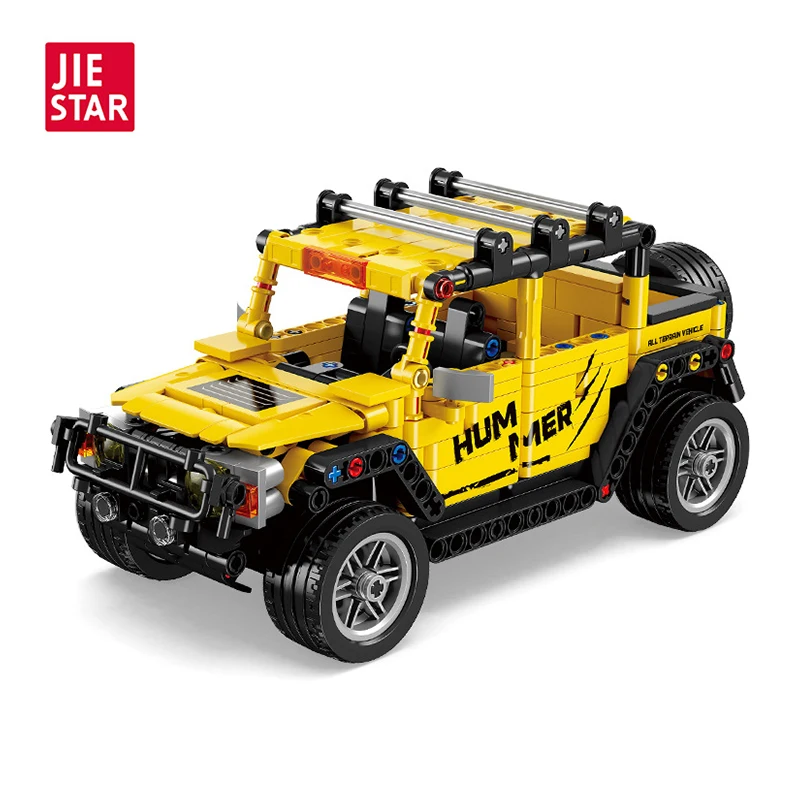 JIESTAR MOC Building Blocks Programmable Remote Control Off-road Vehicle Model Assembly Collection Toys Brick for Children Gifts