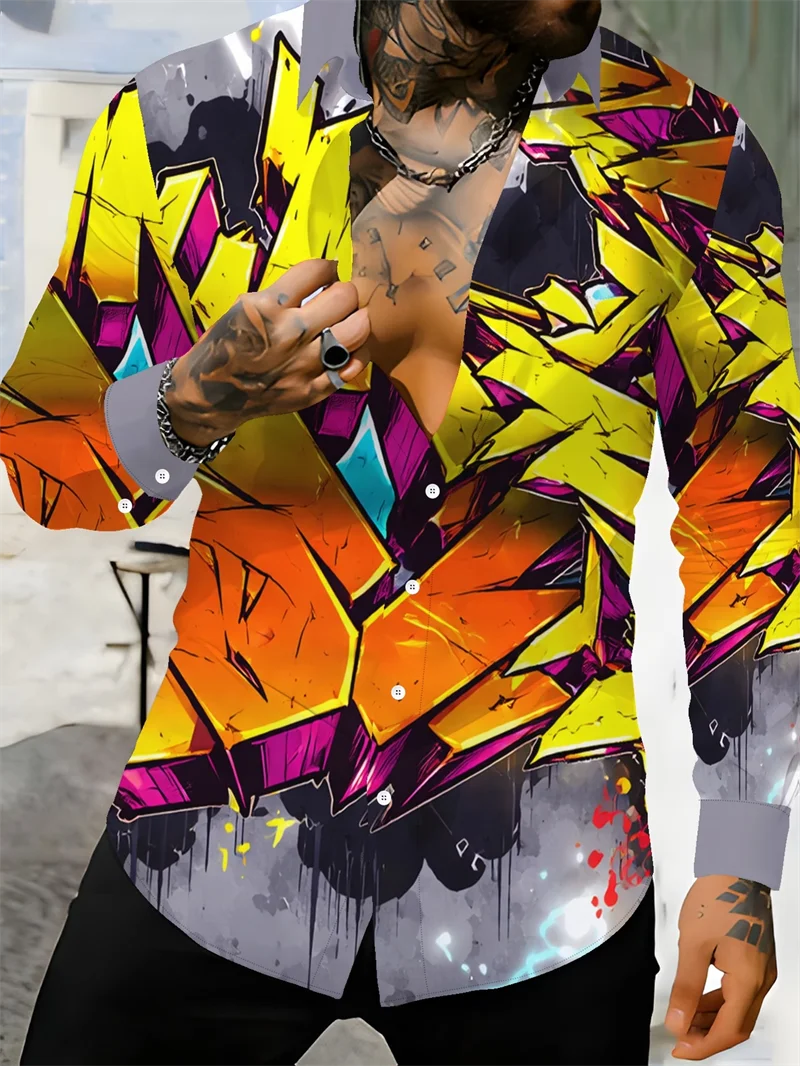 New black and purple white butterfly glitter printed men's long sleeved shirt for parties, slim fit casual shirt