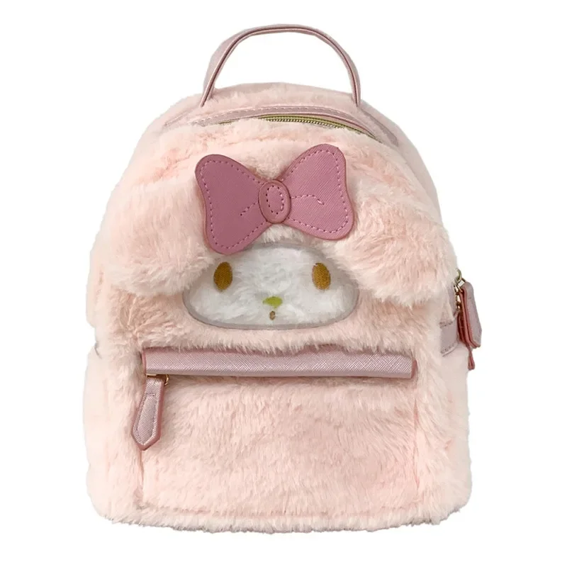 Kuromi Melody Jk Cute Rabbit Girl Backpack Ugly Cute Dog Furry Girl Heart Small Backpack Anime kawaii Cartoon