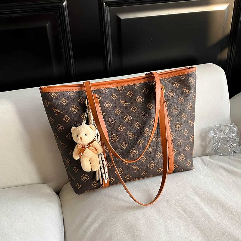 

Популярная кожаная сумка через плечо для женщин, шикарный вариант ремня на плечо люксового бренда с несколькими отделениями