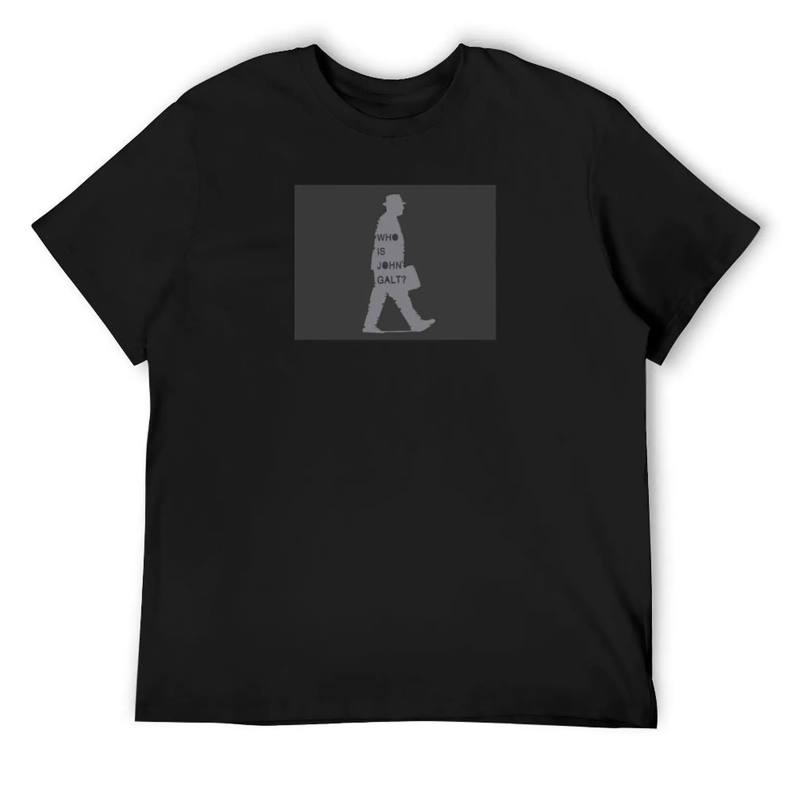 

Who is John galt - atlas shrugged T-Shirt sublime boys animal print Clothing Short sleeve tee men