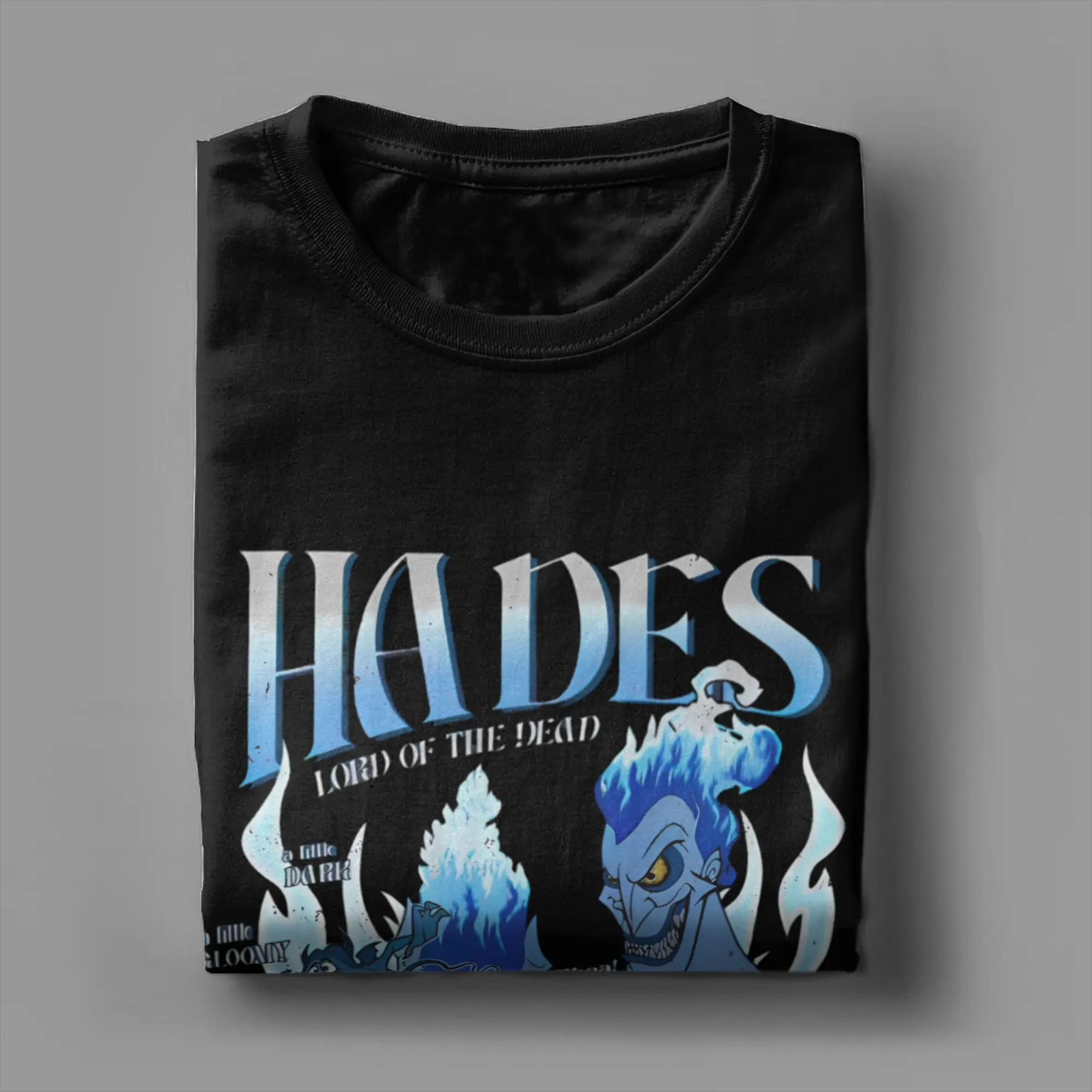 هرقل الأشرار Hades تي شيرت للرجال 100% قطن مضحك تي شيرت Crewneck سيد الموتى تيز قصيرة الأكمام فكرة هدية ميرش